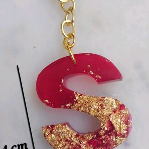 S Letter Keychain/Keyring........