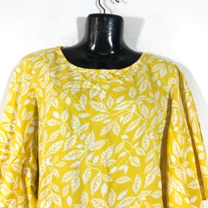 Yellow Printed Top(Women’s)