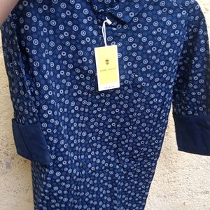 Cool Duet Printed Navy Blue Shirt For Boys, Men