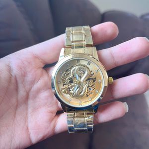 Imported golden watch