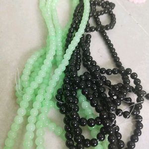 6 Glass Beads String