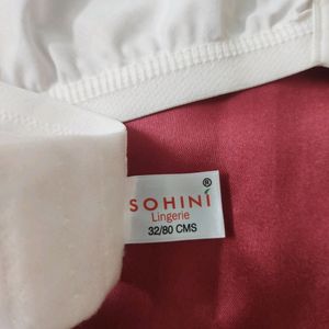 Sohini Cotton Bra- White Colour