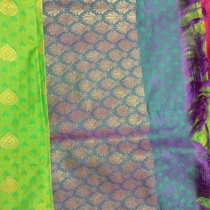 Banarasi Silk Saree With Blouse