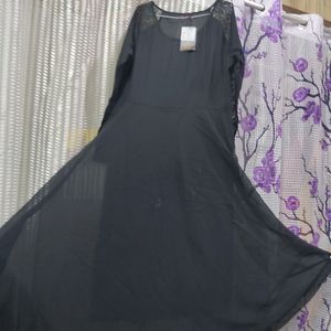 Brand New Black Full Length Dress For Women