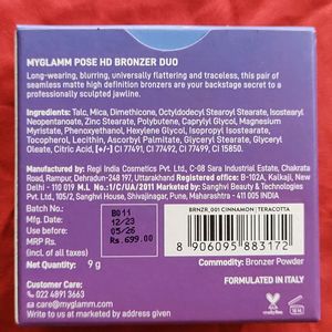 Myglamm Pose HD Bronzer Duo