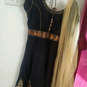 Kurta With Churidar And Dupatta