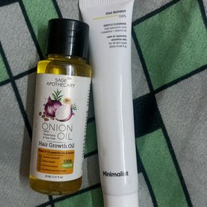 Combo Of Facewash And Oil