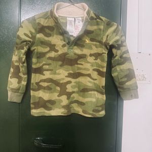 Camouflage Fleece Sweatshirt