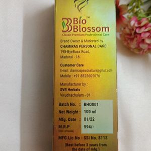 Bio Blossom Hair Growth Oil..