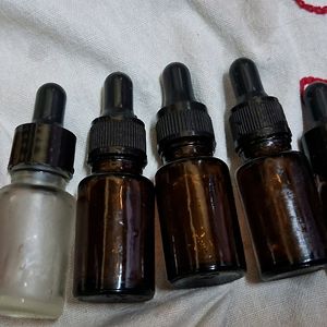 6 Serum Bottles Empty