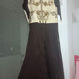 Middle Cut Anarkali Dress