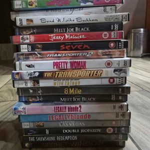 20 English Dvds Some Are Sealed