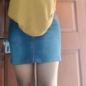 Y2k Short Denim Skirt