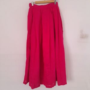 Flared Maxi Ethnic Skirt