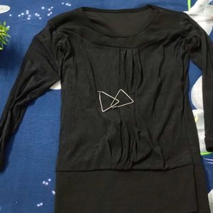 Full Sleeves Black Top