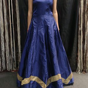 Navy Blue Ethnic Gown