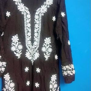 Chikankari Kurta With Plazo