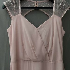 Pastel Pink Net Dress