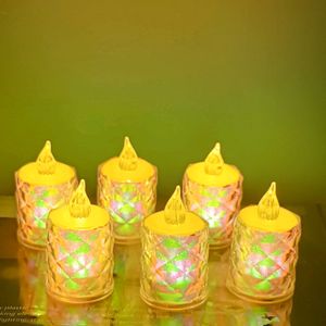 Led Multicolour Smokeless Candles Diwali  Special