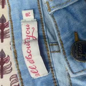 All About You Branded Women Blue Jeans
