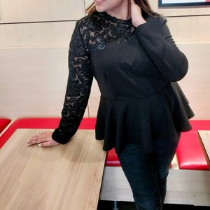 Shein Black Top