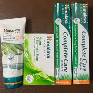 Himalaya Toothpaste, Soap & Face Scrub