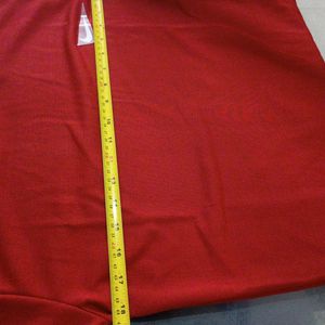 Full Sleeve Red Color T Shirt For Men Women