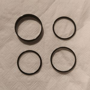 Aesthetic Black Rings Stack