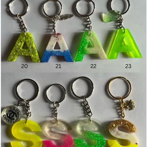 Resin keychains