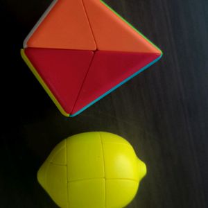 Unique Lemon And Container Rubik's Cube