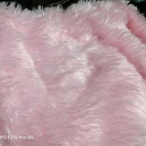 Furry Pink Smooth Scarf 🧣/Dupatta