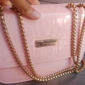 Pink Sling Bag For Women (Partywear)