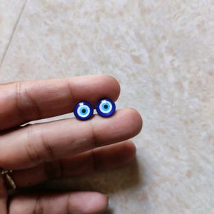 Blue Evil Eye Eartops 🧿