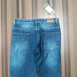 V-34 Size-28 Straight Men Denim Jeans