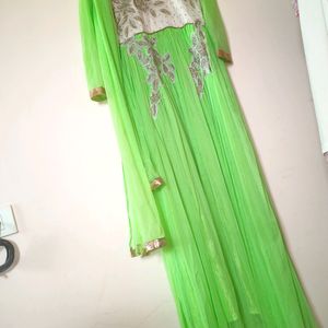 Party Wear Fully Flared Gown