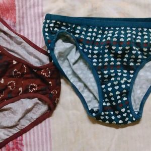 Women Printed Underwear(Combo To Colours)