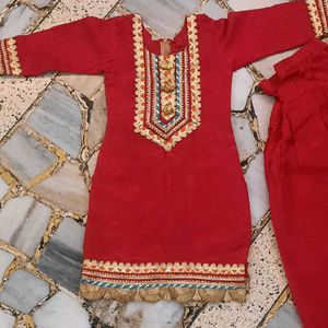 PURE SILK SALWAR SUIT 8-10 YEAR