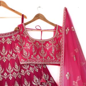 Shadded dark Pink lehenga