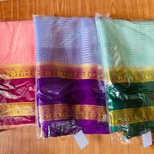 Semi Mysore Silk Saree