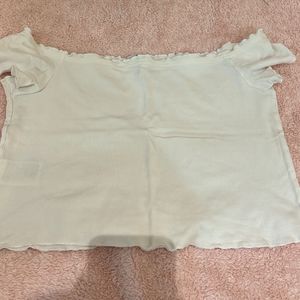 H&M Off Shoulder Crop Top