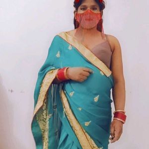 Soft Satin Shining Saree