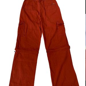 Unisex Red Cargo Pants