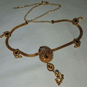 Golden Diamond Studed Kamarband