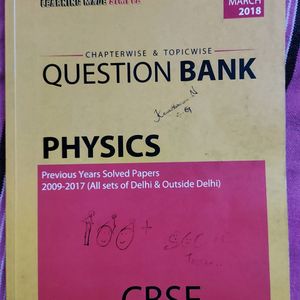 Oswaal Question Bank For Class 12th Physics