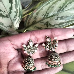 Green Earrings