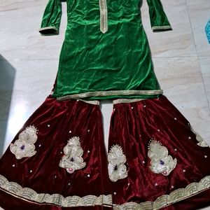 Sharara With Beautiful Kurti