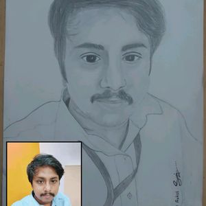 Customized Photo PENCIL SKETCH