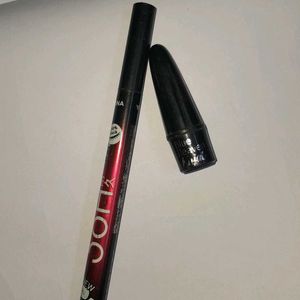 3 Combo Mattc Lipstik Maroon, Kajal,eyeliner