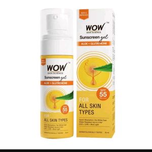 Wow Sunscreen Gel For All Skin Types