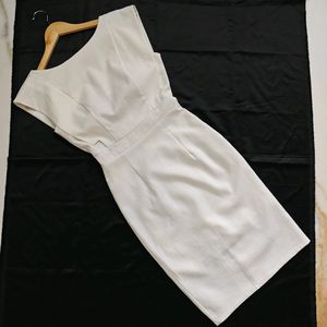 White Formal/office Dress